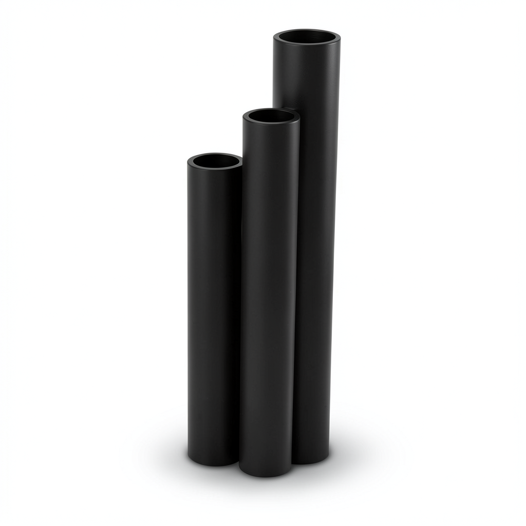 Al-Jawdah HDPE Pipes SDR 13.6 Outside Diameter 250 mm Thickness 18.4 mm Black