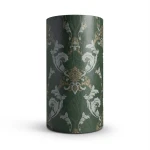 Italian Wallpaper Classic Design 10 m x 1.06 m Dark Green, Model 81851