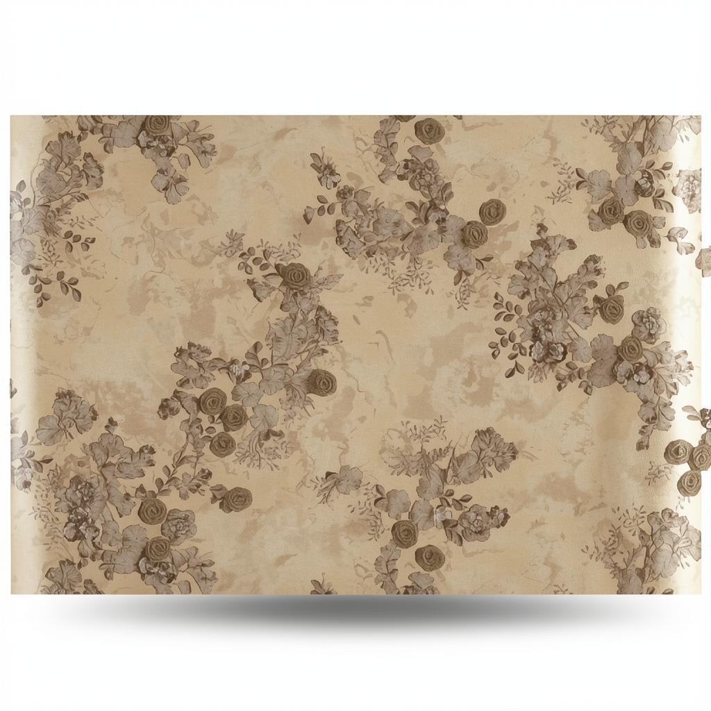 Italian Wallpaper 10m x 1.06m Brown Color, Model 81535