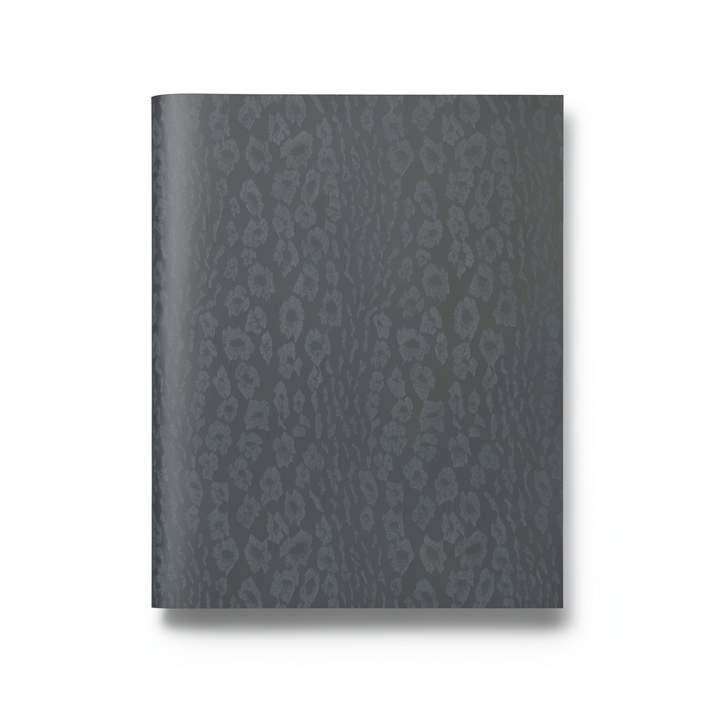 Patterned Wallpaper 10 m x 0.70 m Dark Gray, Model 14013