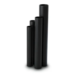 مواسير HDPE نسبة الأبعاد القياسية SDR 13.6 قطر خارجي 90 مم سمك 6.7 مم أسود