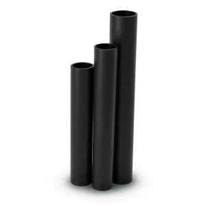 مواسير HDPE نسبة الأبعاد القياسية 13.6 قطر خارجي 110 مم سمك 8.1 مم لون أسود