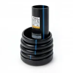 مواسير HDPE سابكو PE 100 ضغط 6 بار قطر خارجي 630 مم سمك 24.1 مم لون اسود