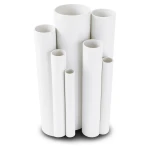 مواسير UPVC ضغط 6 بار قطر خارجي 355 مم سمك 10.4 مم لون أبيض