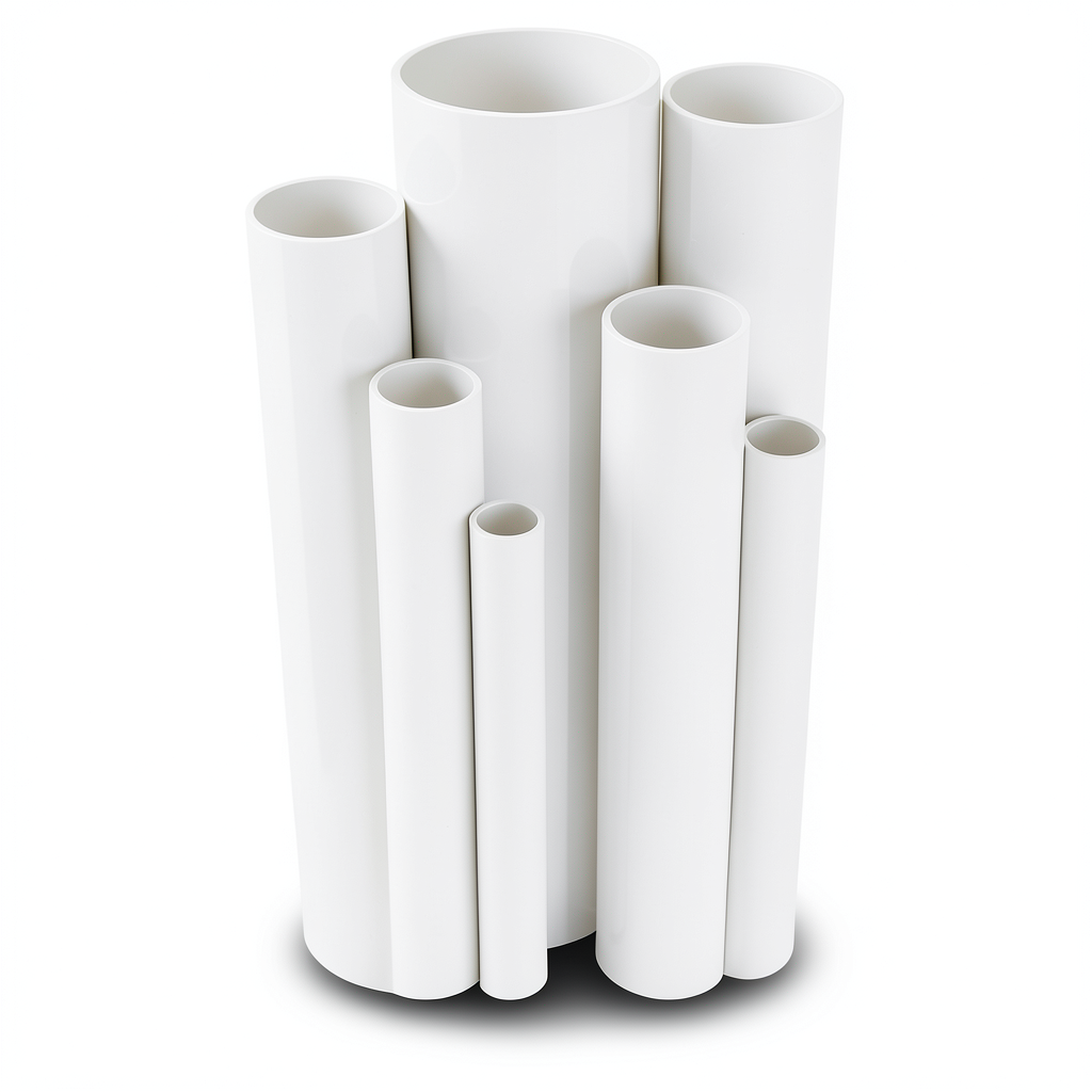 UPVC Pipes Nominal Pressure 6 Bar Outside Diameter 355 mm Thickness 10.4 mm White