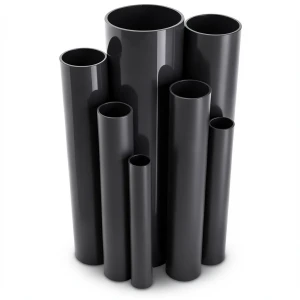 مواسير UPVC ضغط 6 بار قطر خارجي 355 مم سمك 10.4 مم لون اسود