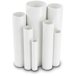 مواسير UPVC ضغط 10 بار قطر خارجي 355 مم سمك 16.9 مم لون أبيض