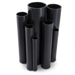 مواسير UPVC ضغط اسمي 10 بار قطر خارجي 355 مم سمك 16.9 مم لون اسود