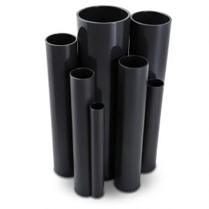مواسير UPVC ضغط اسمي 10 بار قطر خارجي 355 مم سمك 16.9 مم لون اسود