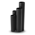 HDPE Pipes SDR 17.6 Outside Diameter 140 mm Thickness 8.0 mm Black