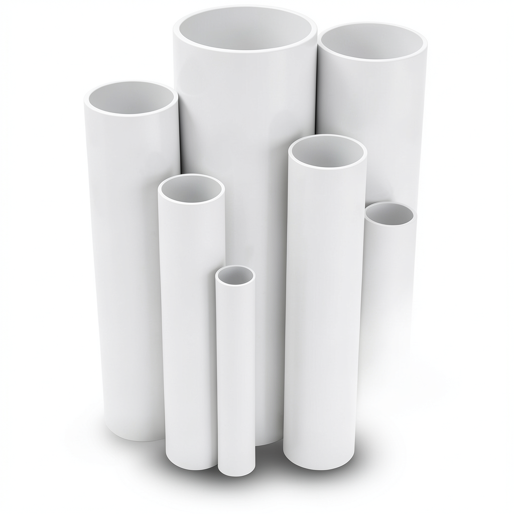 مواسير UPVC ضغط اسمي 16 بار قطر خارجي 355 مم سمك 26.3 مم لون أبيض
