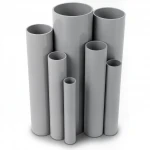 UPVC Pipes  Modern Technology Nominal Pressure 8.6 Bar Size 3 inch Thickness 2.74 mm Gray Colour