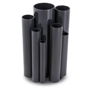 مواسير UPVC ضغط اسمي 16 بار قطر خارجي 355 مم سمك 26.3 مم لون اسود