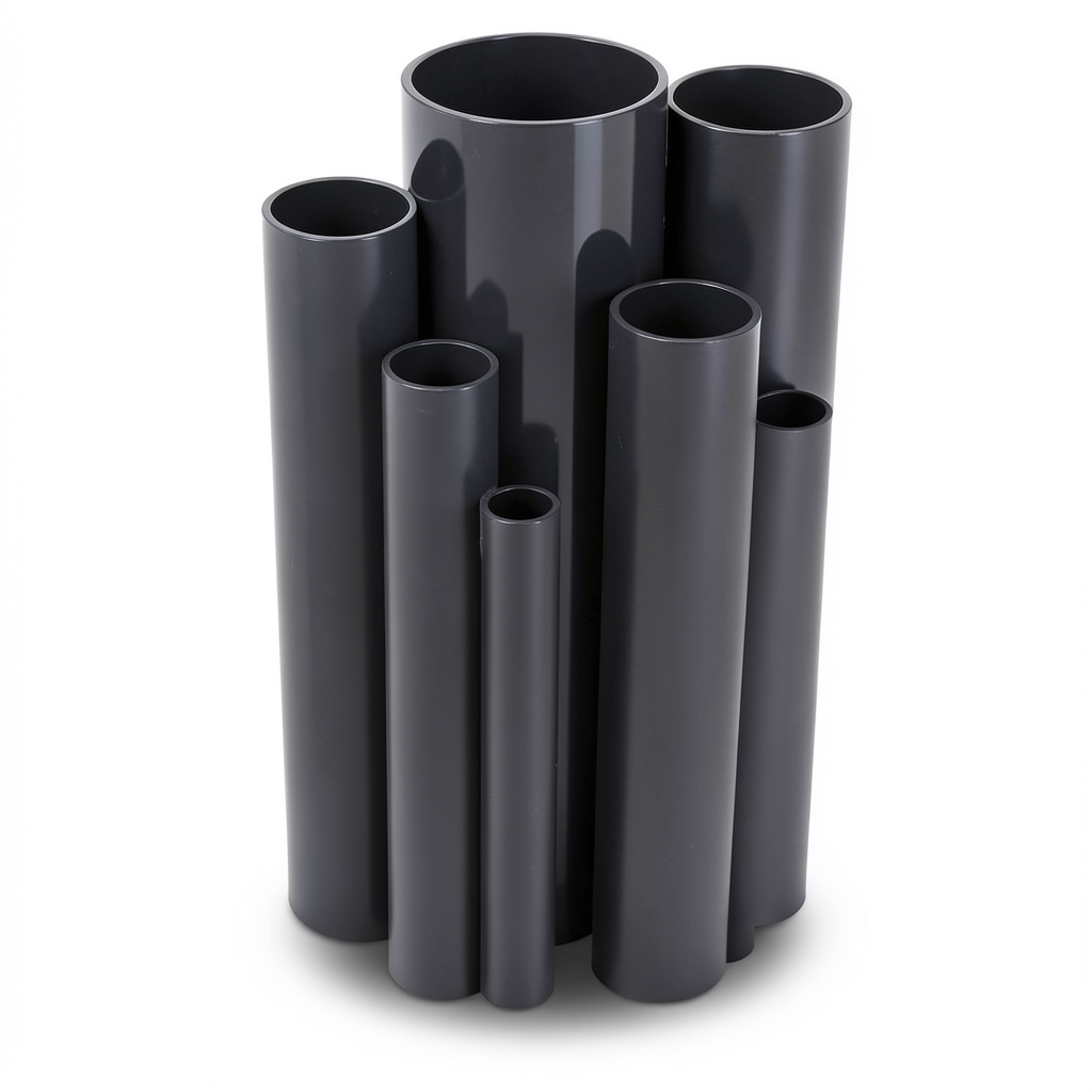 UPVC Pipes Nominal Pressure 16 Bar Outside Diameter 355 mm Thickness 26.3 mm Black