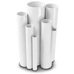 مواسير UPVC ضغط اسمي 2.5 بار قطر خارجي 400 مم سمك 3.2 مم لون أبيض