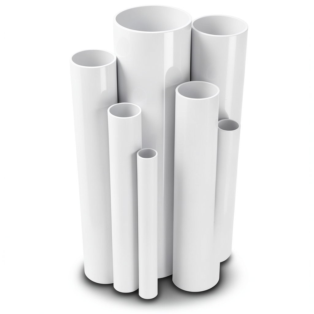 مواسير UPVC ضغط اسمي 2.5 بار قطر خارجي 400 مم سمك 3.2 مم لون أبيض