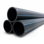 مواسير HDPE نيبروبلاست PE 100 ضغط 16 بار قطر خارجي 400 مم سمك 36.3 مم لون اسود