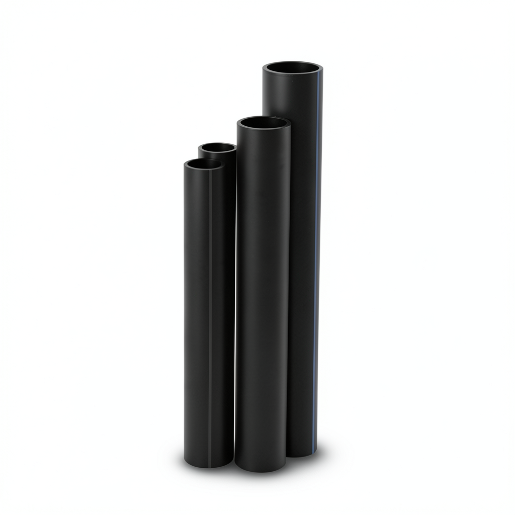 مواسير HDPE SDR 13.6 قطر خارجي 315 مم سمك 23.2 مم لون أسود