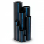 أنابيب HDPE سابكو PE 100 ضغط 10 بار قطر خارجي 110 مم سمك 6.6 مم لون اسود
