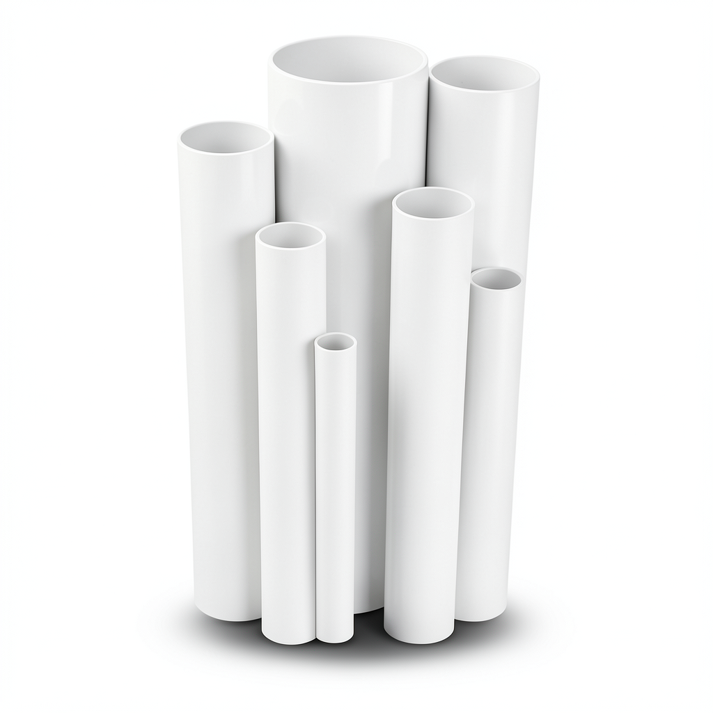 مواسير UPVC ضغط 4 بار قطر خارجي 400 مم سمك 7.9 مم لون أبيض