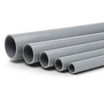 UPVC Pipes Nominal Pressure 6 Bar Outside Diameter 200 mm Thickness 5.9 mm Gray