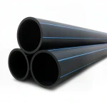 مواسير HDPE نيبروبلاست PE 100 ضغط 16 بار قطر خارجي 250 مم سمك 22.7 مم لون اسود