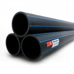 مواسير HDPE نيبروبلاست PE 100 ضغط 16 بار قطر خارجي 560 مم سمك 50.8 مم لون اسود