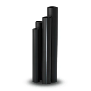 أنابيب HDPE SDR 17.6 قطر خارجي 200 مم سمك 11.4 مم لون أسود