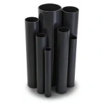 مواسير UPVC ضغط 4 بار قطر خارجي 400 مم سمك 7.9 مم لون اسود