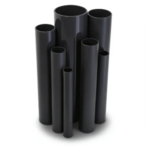 مواسير UPVC ضغط 4 بار قطر خارجي 400 مم سمك 7.9 مم لون اسود