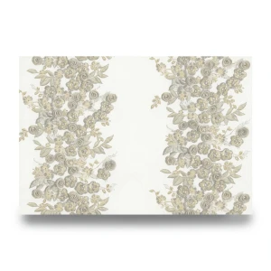 Italian Wallpaper 10m x 1.06m Off White, Model 81563