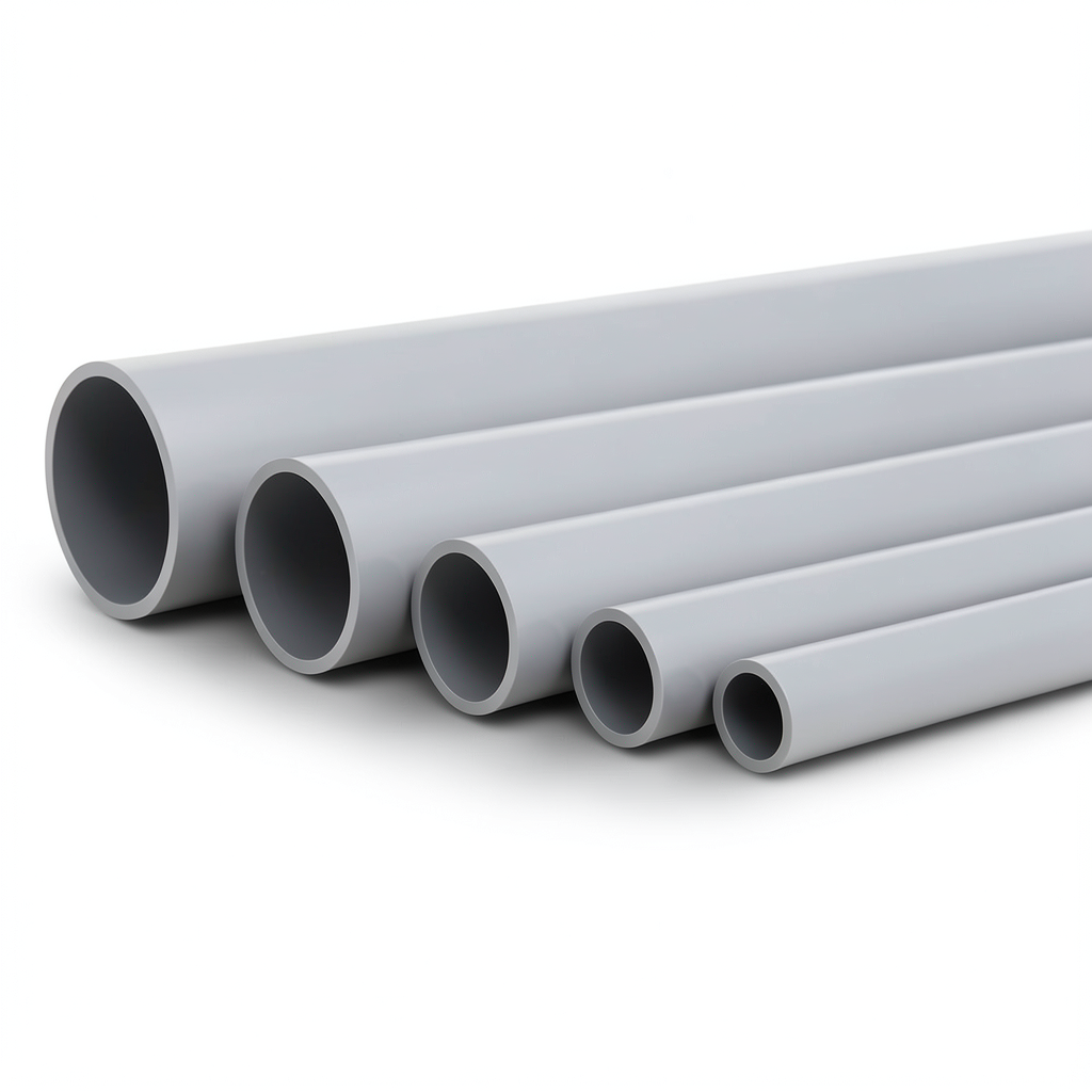 UPVC Pipes Nominal Pressure 6 Bar Outside Diameter 400 mm Thickness 11.7 mm Gray