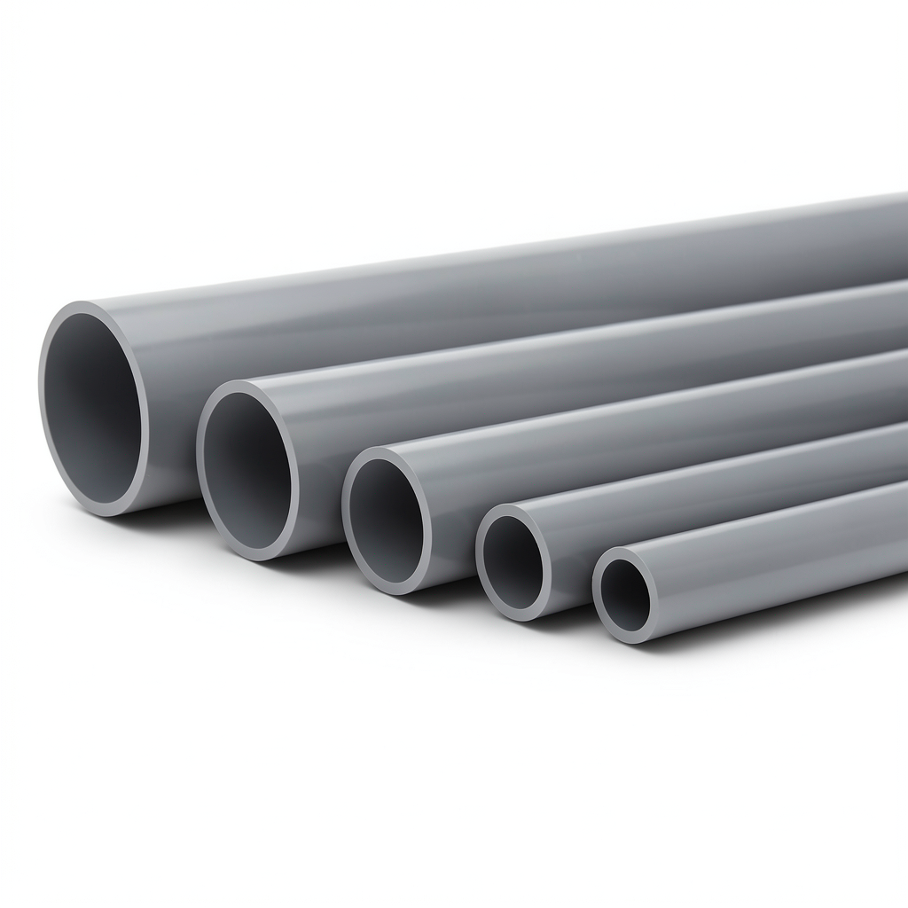 UPVC Pipes Nominal Pressure 6 Bar Outside Diameter 560 mm Thickness 16.4 mm Gray