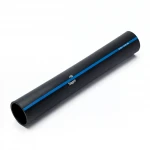 Sappco HDPE Pipes PE 100 Pressure 10 Bar Outside Diameter 200 mm Thickness 11.9 mm Black Color