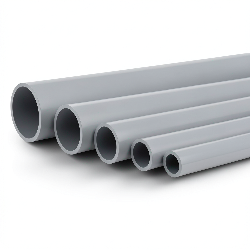UPVC Pipes Nominal Pressure 6 Bar Outside Diameter 710 mm Thickness 20.7 mm Gray