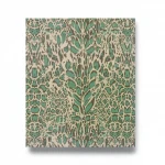 Italian Wallpaper Beige With Green Color Patterned Design, Size 10mx0.70m, Model RC18061