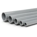 أنابيب UPVC ضغط اسمي 6 بار قطر خارجي 400 مم سمك 11.7 مم لون رمادي