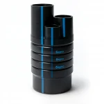 Sappco HDPE Pipes PE 100 Pressure 10 Bar Outside Diameter 630 mm Thickness 37.4 mm Black Color