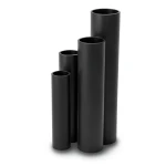 أنابيب HDPE SDR 17.6 قطر خارجي 250 مم سمك 14.2 مم لون أسود