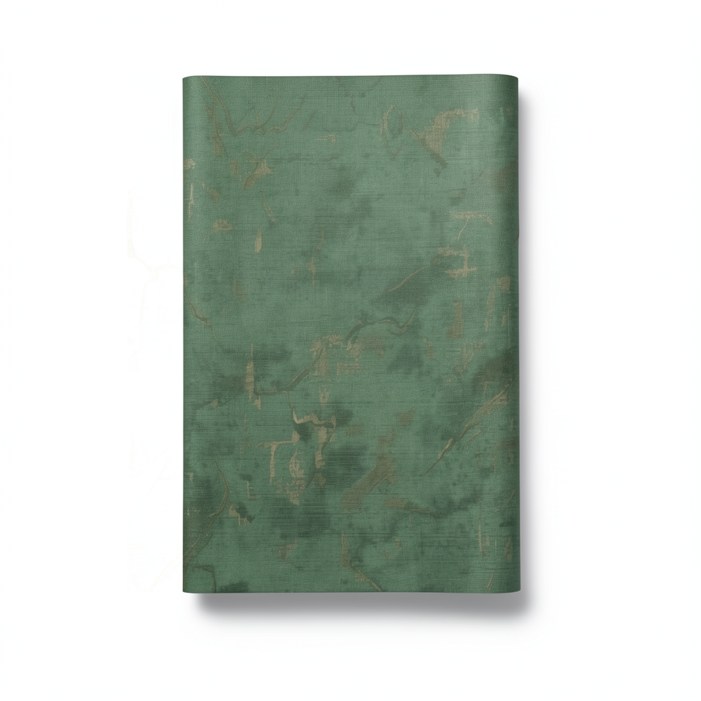 Italian Wallpaper 10m x 1.06m Green Color, Model 81516