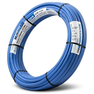 أنابيب HDPE PE 80 ضغط 16 بار قطر خارجي 50 مم سمك 5.6 مم لون أزرق | نيبروبلاست