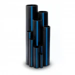 Sappco HDPE Pipes PE 100 Pressure 12.5 Bar Outside Diameter 25 mm Thickness 2 mm Black Color