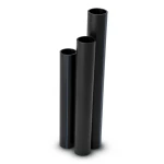 أنابيب HDPE نسبة الأبعاد القياسية 17.6 قطر خارجي 400 مم سمك 22.7 مم لون أسود