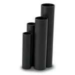 أنابيب HDPE SDR 17.6 قطر خارجي 250 مم سمك 14.2 مم لون أسود