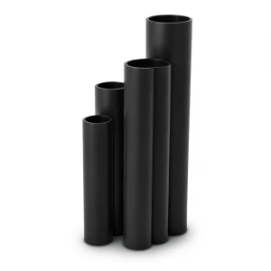 أنابيب HDPE SDR 17.6 قطر خارجي 280 مم سمك 15.9 مم لون أسود