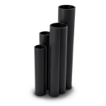 أنابيب HDPE نسبة أبعاد قياسية 17.6 قطر خارجي 500 مم سمك 28.4 مم لون أسود