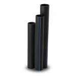 أنابيب HDPE SDR 17.6 قطر خارجي 315 مم سمك 17.9 مم لون أسود