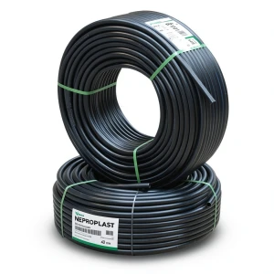 أنابيب HDPE PE 100 ضغط 20 بار قطر 40 مم سمك 4.5 مم لون أسود | نيبروبلاست