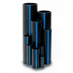 Sappco HDPE Pipes PE 100 Pressure 12.5 Bar Outside Diameter 200 mm Thickness 14.7 mm Black Color