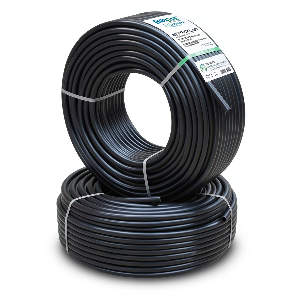 أنابيب HDPE نيبروبلاست PE 80 ضغط 16 بار قطر خارجي 40 مم سمك 4.5 مم أسود | نيبروبلاست